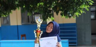 Juara Pertama Volly SMKN 1 Cipeundeuy Antar kelas tahun 2022
